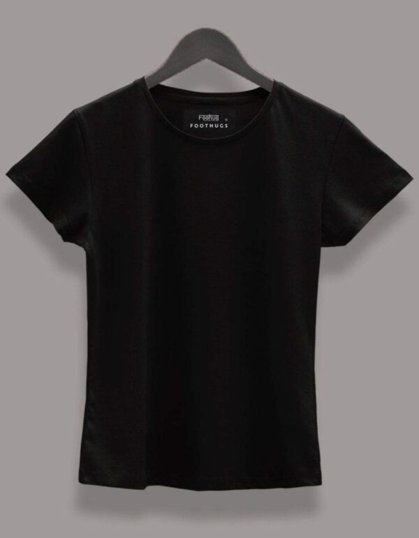 Girls Black T-Shirt - Image 3