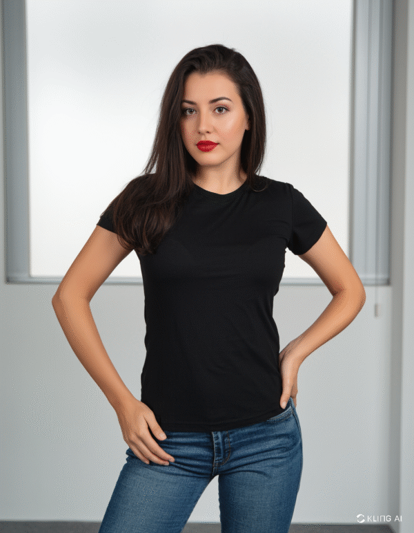 Girls Black T-Shirt